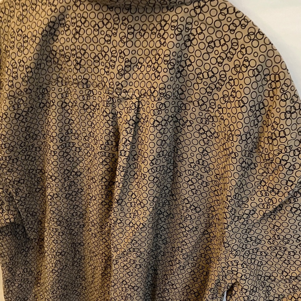 Nat Nast: Geometric Patterned Button Down Shirt- … - image 13